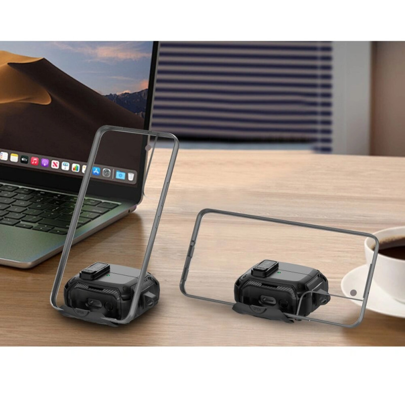 Tech-Protect Carbonox MagSafe ümbris THP4736 Samsung Galaxy Buds 3 / 3 FE / 3 Pro jaoks, must