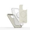 Tech-Protect Silicone Pure MagSafe ümbris Apple iPhone 16 Pro jaoks, Cosmic Latte