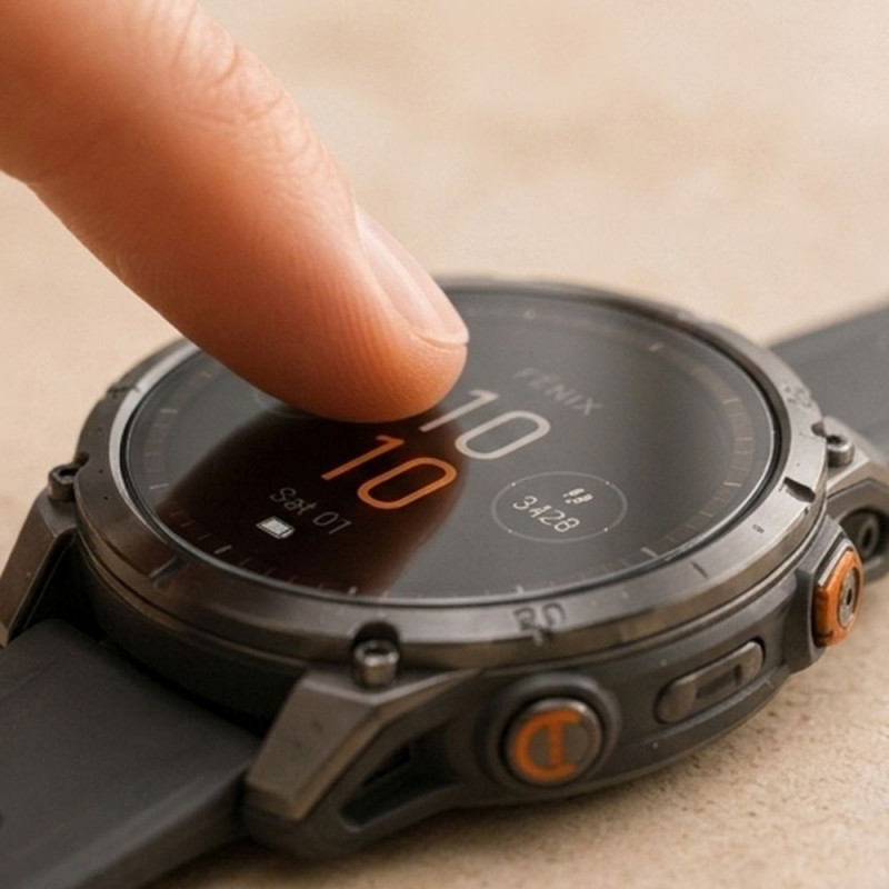 Tech-Protect Glass Fit+ karastatud klaas Garmin Fenix 9 Pro 47 mm jaoks, läbipaistev (2 tk)