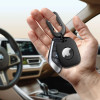 Tech-Protect Velar ümbris Apple AirTag 1 / 2 jaoks, must
