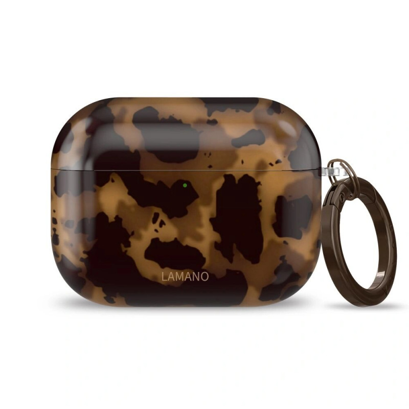Tech-Protect Lamano ümbris Apple AirPods Pro 1 / 2 Panther (must ja pruun)
