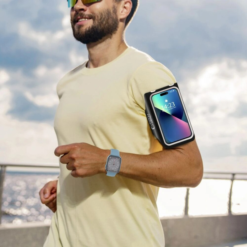Tech-Protect M5 universaalne spordikäeside, must