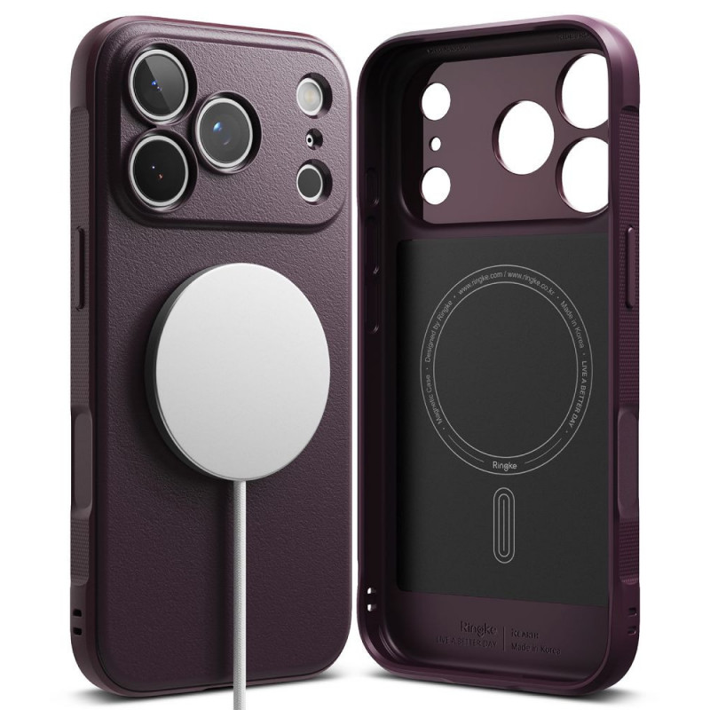 Ringke Onyx Magnetic MagSafe RGK12089 ümbris Apple iPhone 17 Pro Max / 18 Pro Max jaoks, burgundy