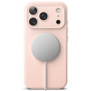 Ringke silikoonist magnetiline MagSafe ümbris Apple iPhone 18 Pro jaoks, Pink Sand