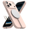 Ringke silikoonist magnetiline MagSafe ümbris Apple iPhone 18 Pro jaoks, Pink Sand