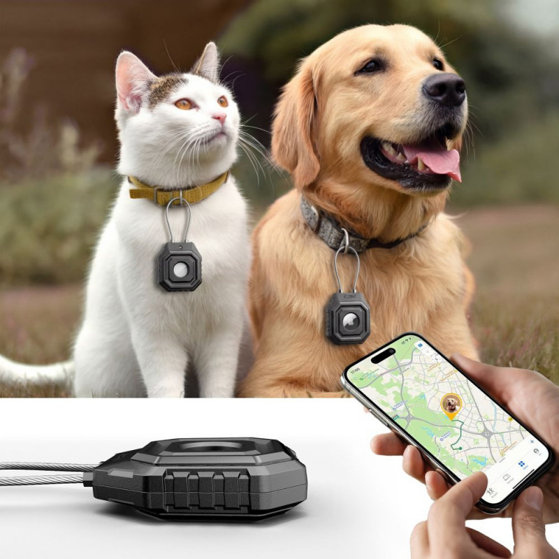 Tech-Protect Kevlar Seal kate Apple AirTag 1 / 2 jaoks, must