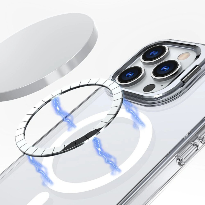 Tech-Protect Magstand MagSafe ümbris Apple iPhone 16 jaoks, läbipaistev