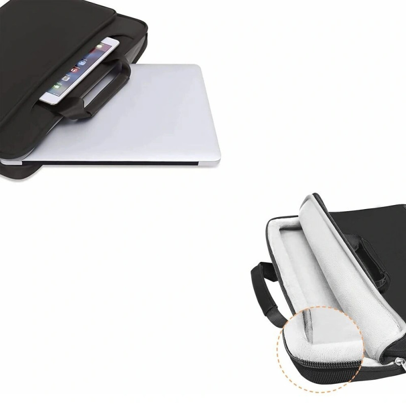 Tech-Protect PocketBag sülearvutikott 15-16", must