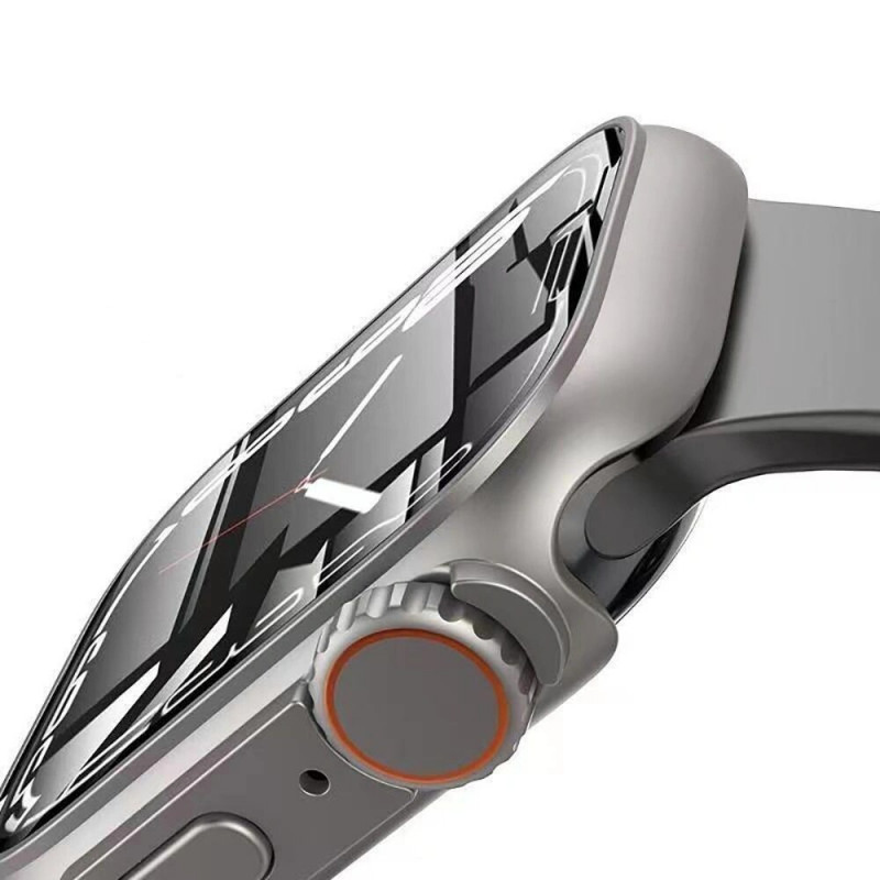 Tech-Protect Defense360 ümbris Apple Watch 10 / 11 46 mm jaoks, must/oranž