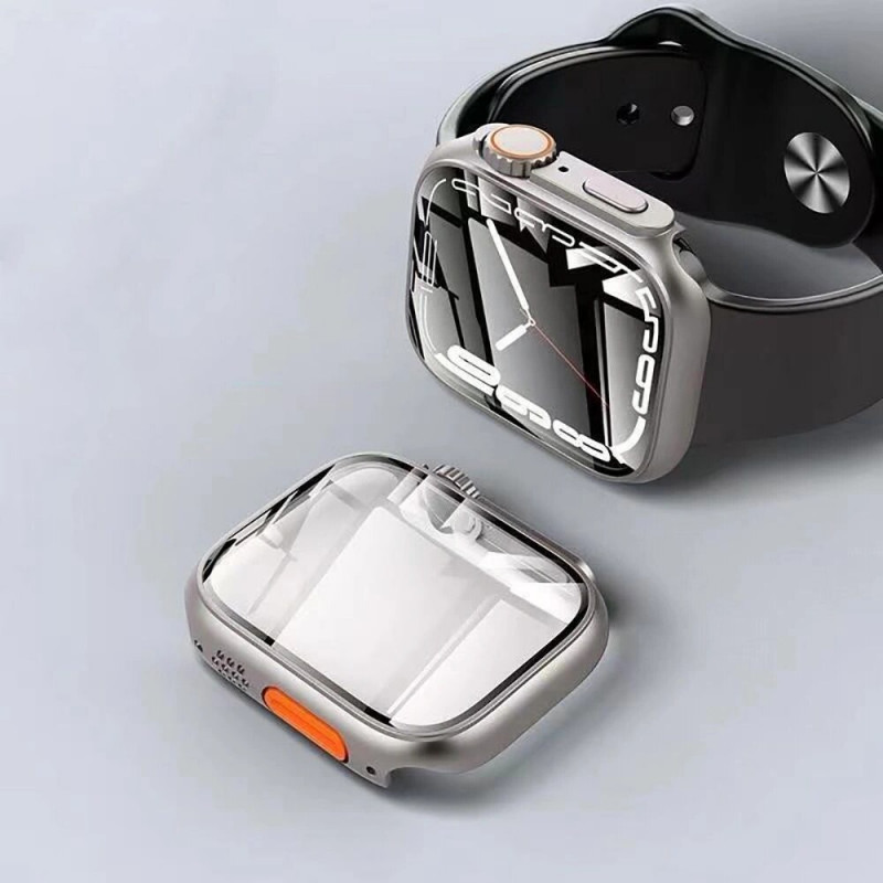 Tech-Protect Defense360 ümbris Apple Watch 10 / 11 46 mm jaoks, must/oranž