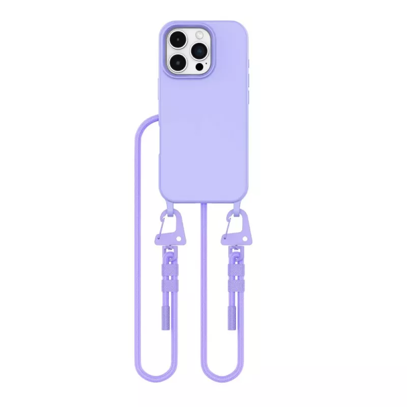 Tech-Protect Magnecklace MagSafe kaitseümbris kaelarihmaga Apple iPhone 16 Pro jaoks, lilla