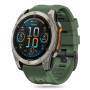 Tech-Protect silikoonrihm Garmin Fenix 5S / 5S Plus / 6S / 6S Pro / 7S / 8 (43 mm), Military Green