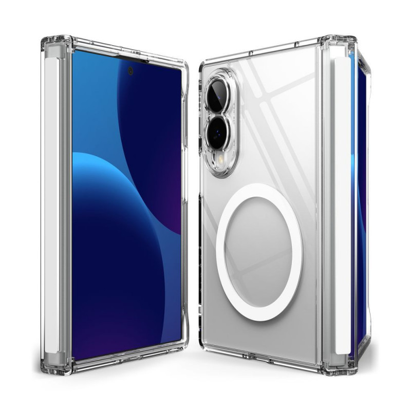 Ringke Fusion Flap Magnetic MagSafe ümbris Samsung Galaxy Z Fold 8 jaoks, läbipaistev