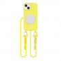 Tech-Protect Magnecklace MagSafe kaitseümbris kaelarihmaga Apple iPhone 14 jaoks, kollane
