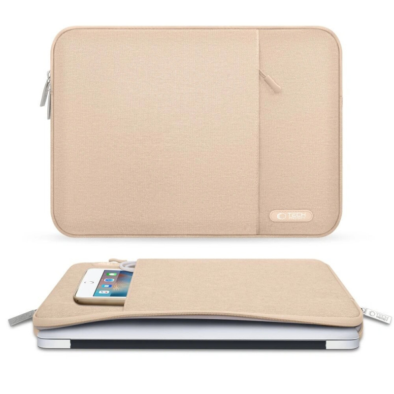 Tech-Protect Sleevy sülearvuti 13-14" ümbris, Caffe Latte