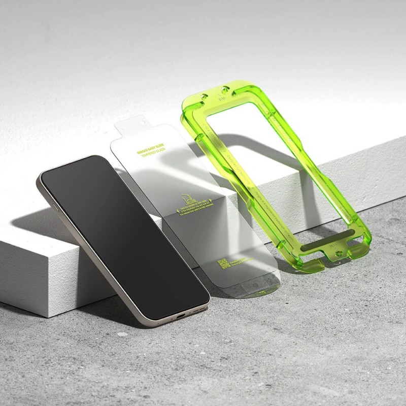 Ringke Easy Slide karastatud klaas OnePlus 15 jaoks (2 tk), läbipaistev