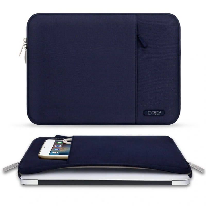 Tech-Protect Sleevy sülearvuti 13-14" ümbris, Navy Blue