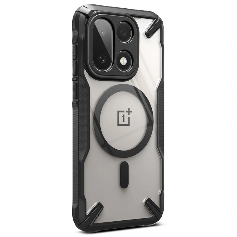 Ringke Fusion-X Magnetic MagSafe ümbris OnePlus 15-le, must