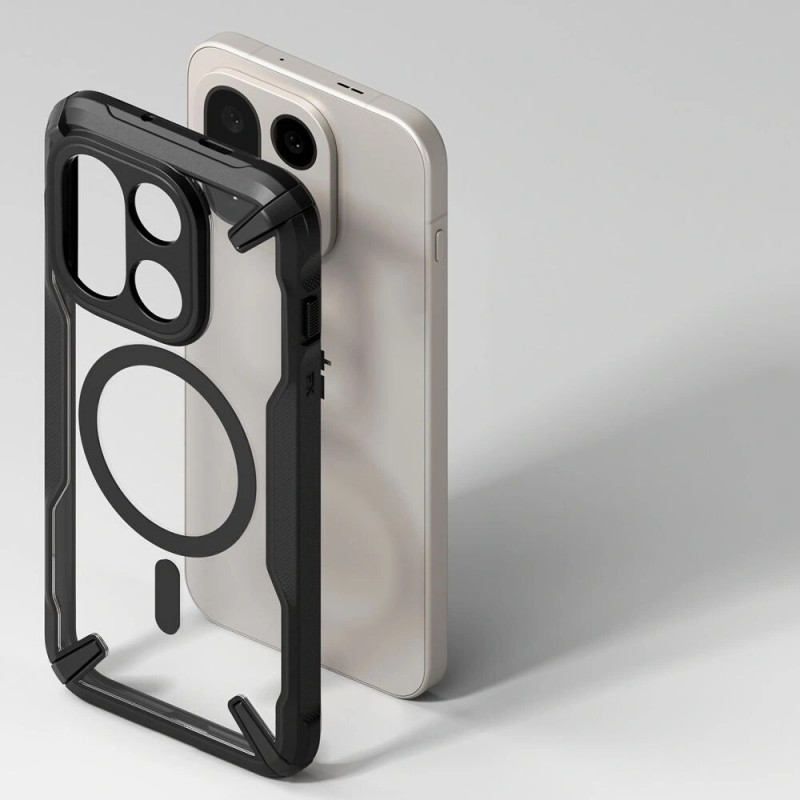 Ringke Fusion-X Magnetic MagSafe ümbris OnePlus 15-le, must
