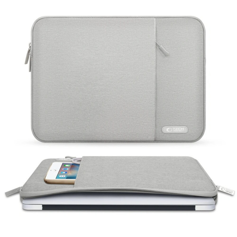 Tech-Protect Sleevy sülearvuti 13-14" ümbris, Crayon Grey