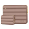 Tech-Protect Puffy sülearvuti 15-16" kott tarvikutekotiga, Walnut