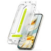 Ringke Easy Slide karastatud klaas Google Pixel 9a jaoks (2 tk), läbipaistev