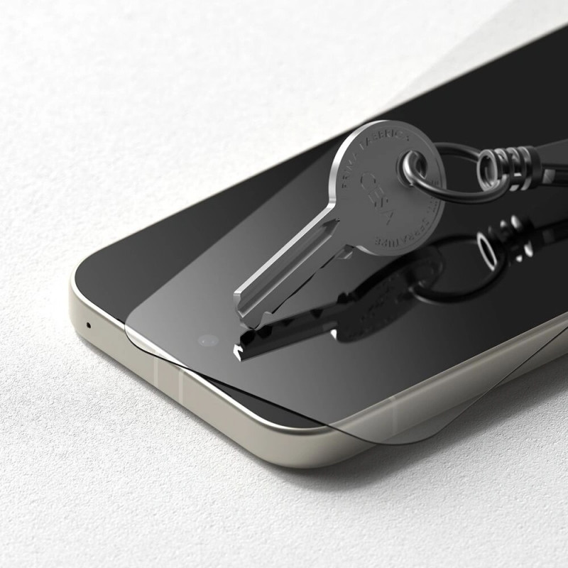 Ringke Easy Slide karastatud klaas Google Pixel 9a jaoks (2 tk), läbipaistev