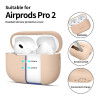 Tech-Protect silikoonkate Apple AirPods Pro 1/2 jaoks, Caffe Latte