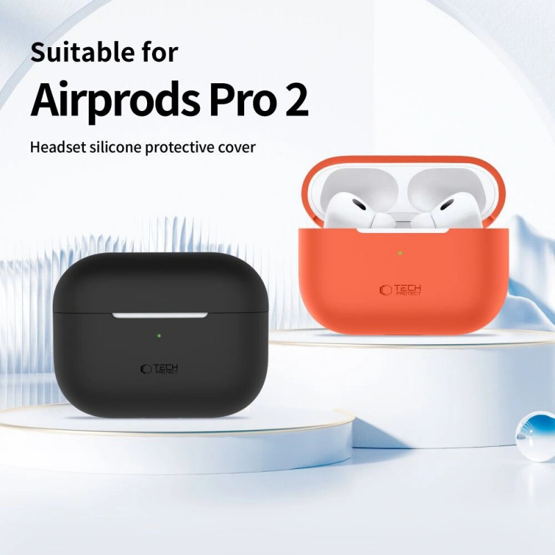 Tech-Protect silikoonkate Apple AirPods Pro 1/2 jaoks, Caffe Latte