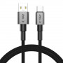 Tech-Protect Ultraboost DNA USB-A / USB-C kaabel 15W/3A 100 cm, Iron Grey