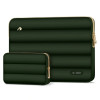 Tech-Protect Puffy sülearvuti 15-16" kott tarvikutekotiga, Army Green