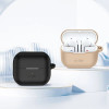 Tech-Protect silikoonkate konksuga Samsung Galaxy Buds 3 / 3 Pro jaoks, must