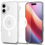 Spigen Liquid Crystal Mag MagSafe ümbris Apple iPhone 17-le, läbipaistev/valge