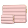 Tech-Protect Puffy sülearvuti 13-14" kott lisatarvikute kotiga, Dusty Rose