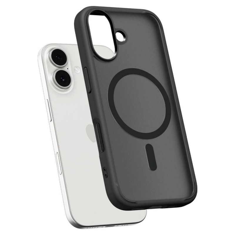 Spigen Ultra Hybrid Mag MagSafe ACS10383 ümbris Apple iPhone 17-le, Frost Black