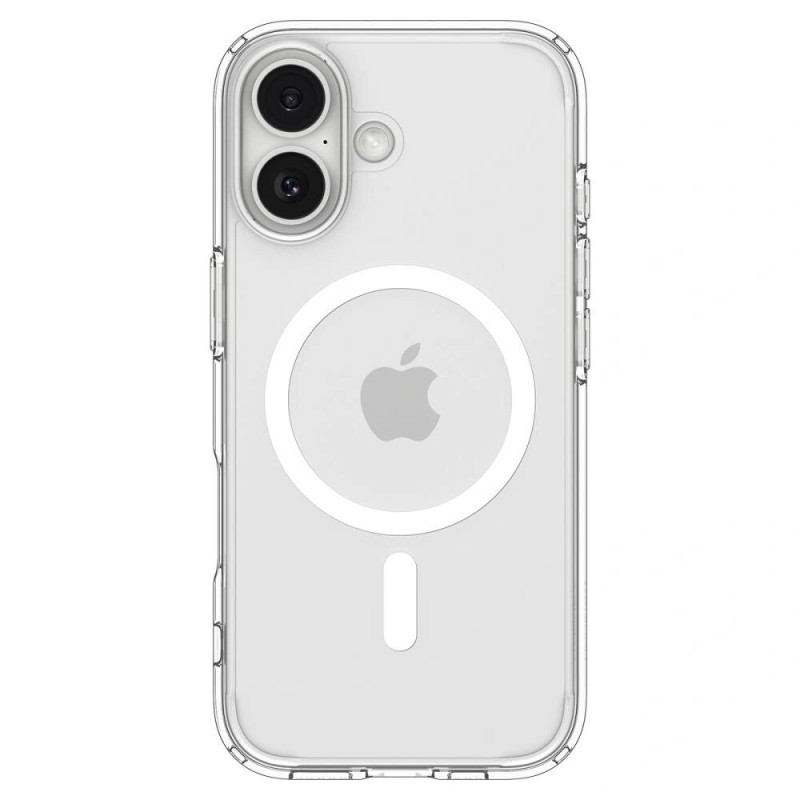 Spigen Ultra Hybrid Mag MagSafe ACS10380 ümbris Apple iPhone 17 jaoks, läbipaistev/valge