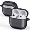 Tech-Protect Magmat ümbris Apple AirPods 4 jaoks, mattmust