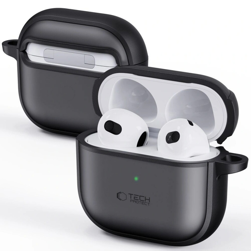 Tech-Protect Magmat ümbris Apple AirPods 4 jaoks, mattmust