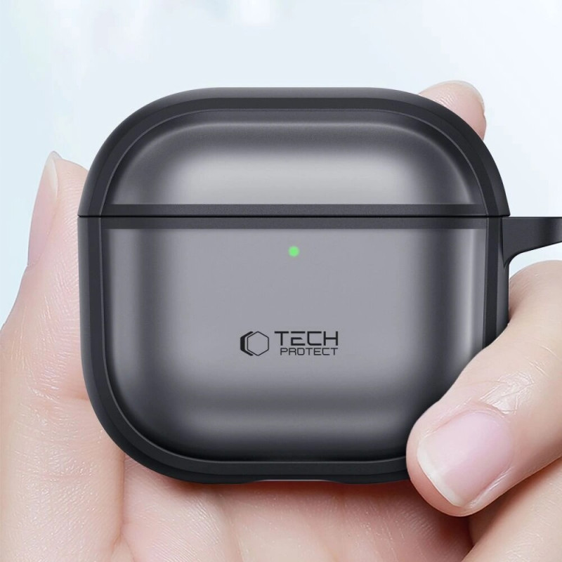 Tech-Protect Magmat ümbris Apple AirPods 4 jaoks, mattmust