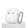 Tech-Protect Flexair kott Apple AirPods 4-le, läbipaistev