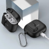 Tech-Protect õhuke konksuga ümbris Apple AirPods 4 jaoks, must