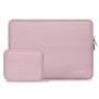 Tech-Protect NeoSlim sülearvuti 15-16" kott tarvikutekotiga, Dusty Rose