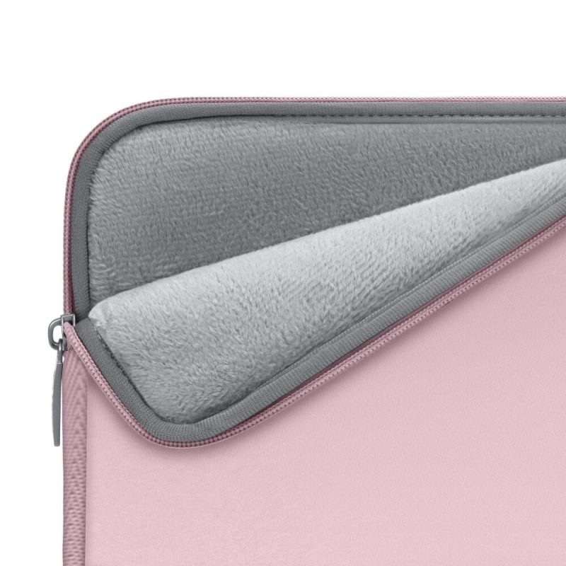 Tech-Protect NeoSlim sülearvuti 15-16" kott tarvikutekotiga, Dusty Rose