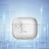 Tech-Protect õhuke konksuga ümbris Apple AirPods 4-le, läbipaistev