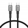 Tech-Protect Ultraboost DNA USB-C / USB-C kaabel PD100W/5A 50 cm, Iron Grey