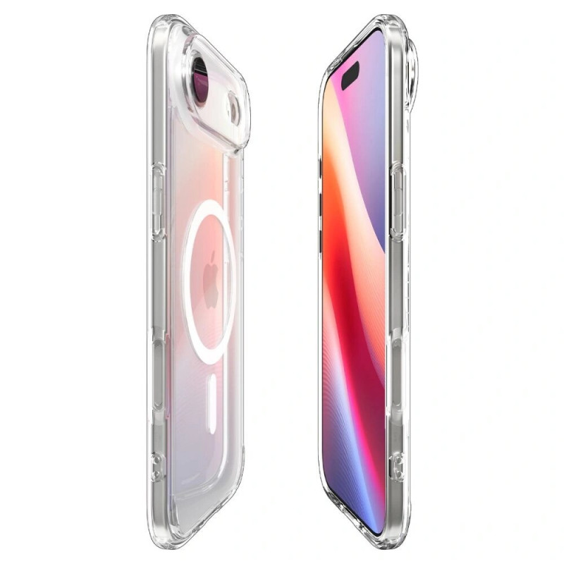 Spigen Ultra Hybrid Mag MagSafe ACS10313 ümbris Apple iPhone Airile, läbipaistev/valge
