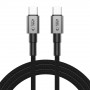 Tech-Protect Ultraboost DNA USB-C / USB-C kaabel PD100W/5A 200 cm, Iron Grey