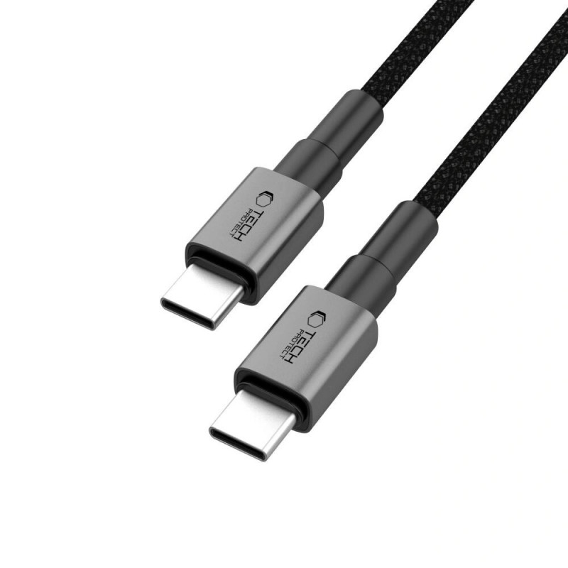 Tech-Protect Ultraboost DNA USB-C / USB-C kaabel PD100W/5A 200 cm, Iron Grey