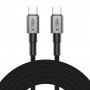 Tech-Protect Ultraboost DNA USB-C / USB-C kaabel PD100W/5A 300 cm, Iron Grey