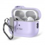 Tech-Protect Slim Hook ümbris karabiiniga Apple AirPods Pro 1 / 2 jaoks, lavendel